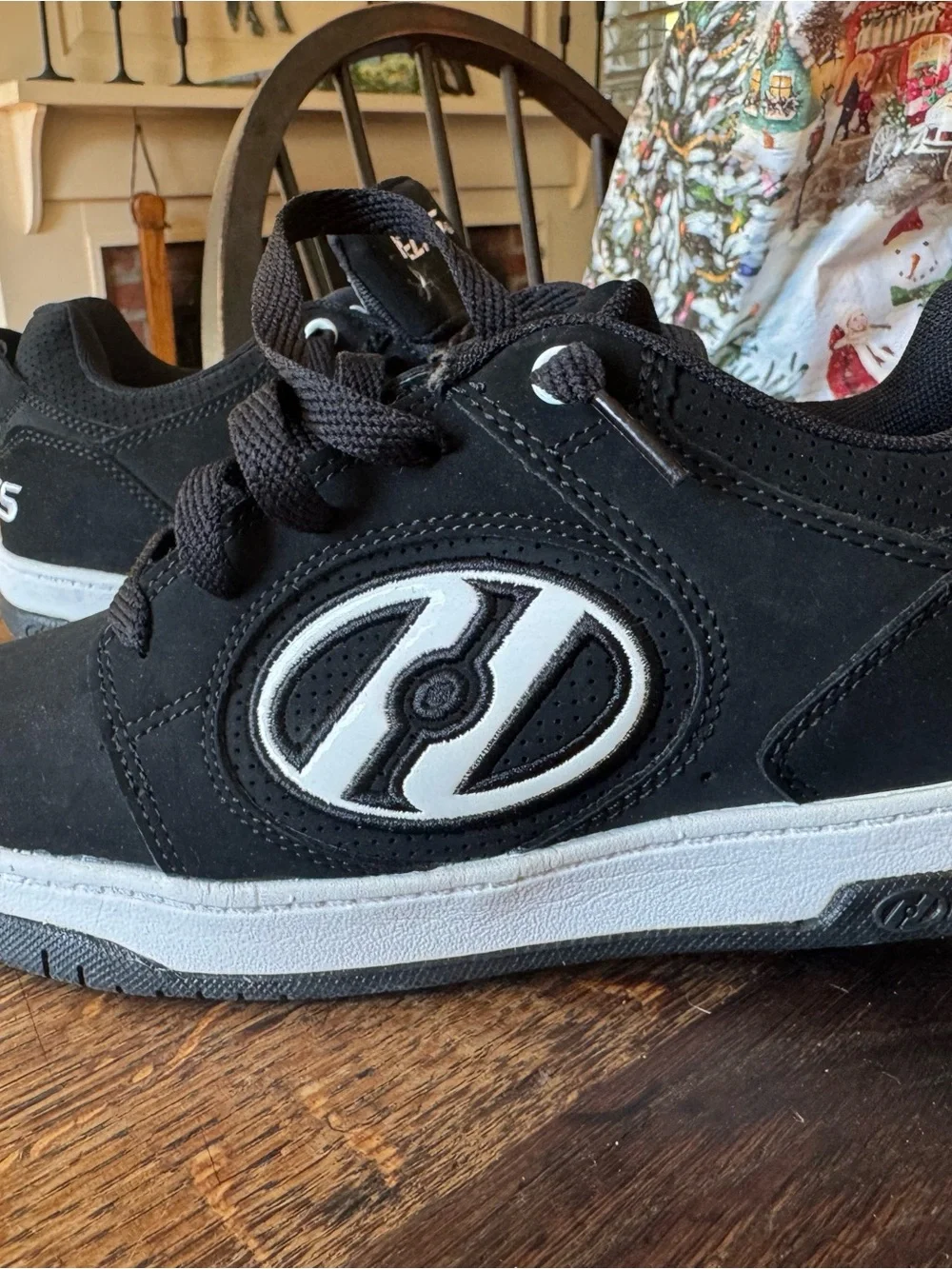 Heelys Black and White Kids Sneaker with Wheel